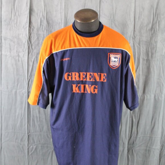 Ipswich Town FC Jersey (VTG) - 1998 Home Jersey by Punch - Men's 2XL - Picture 5 of 9